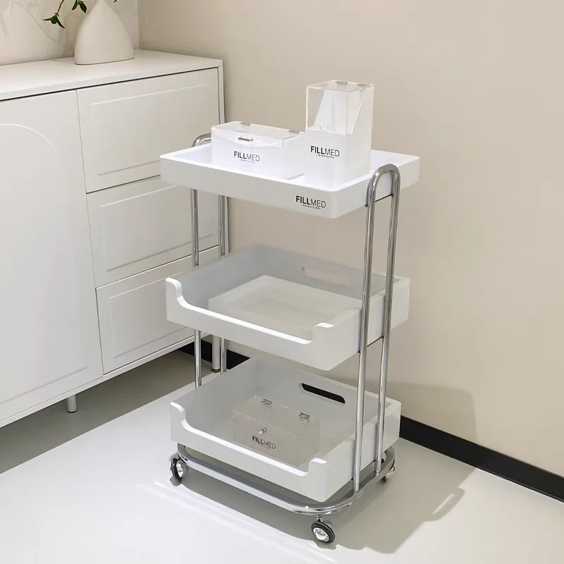 

Stent Trolley Storage Saving Space Beauty Salon Furniture Cosmetic Trolley Portable Pedicure Carrito Auxiliar De Spa Furniture
