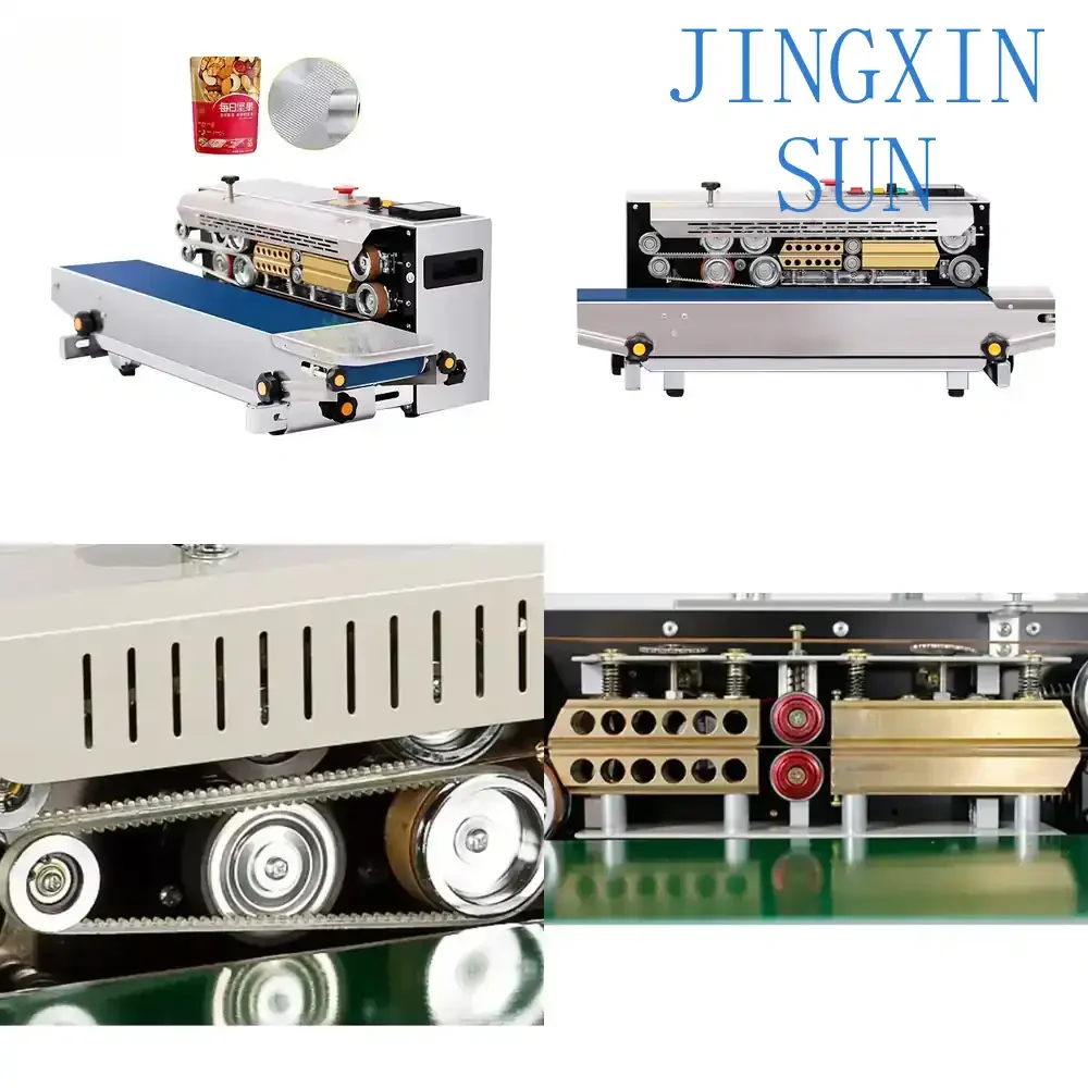 ZXSMART Horizontal Desktop Small Bag Packing Continuous Bag Sealer Sachet Sealing Machine for Packaging Equipment for Food