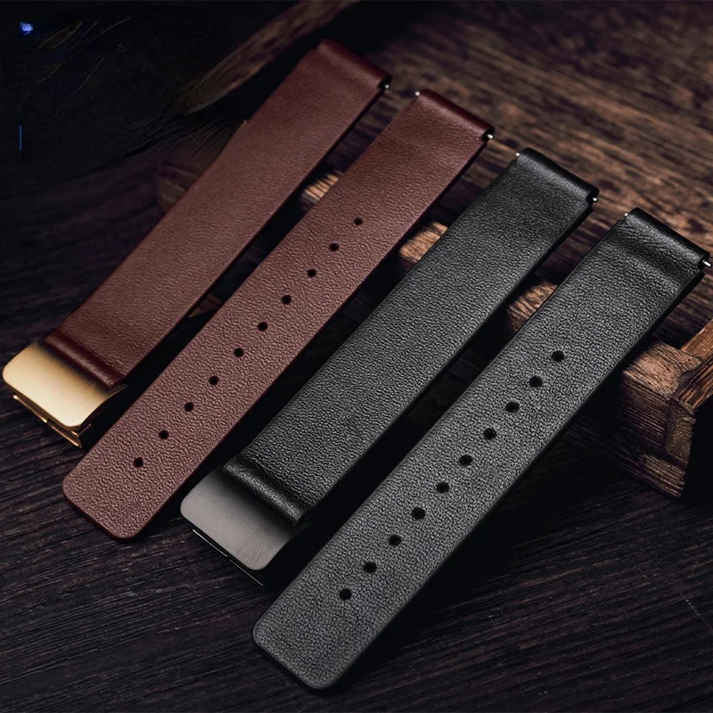 Genuine Leather Watch Band for Huawei B6 B2 B3 B5 Smart Bracelet Men\'s Bracelet Women\'s Quick Release Replacement Soft Wristband