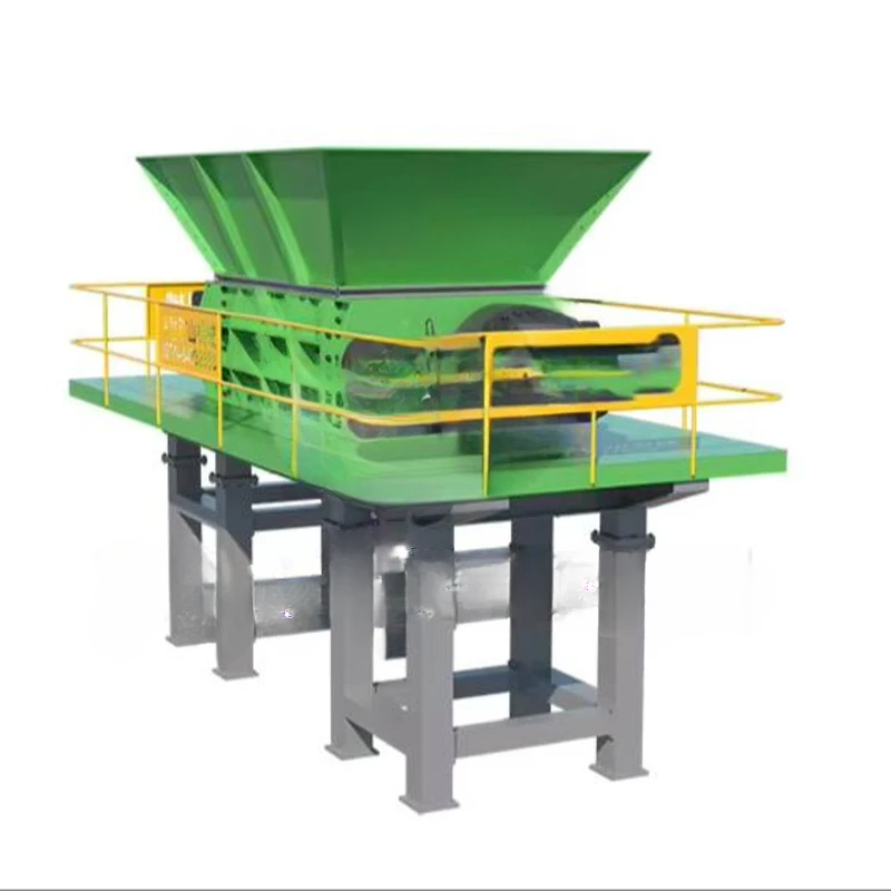 Double-Shaft Solid Material Crusher, Heavy-Duty Industrial Waste Crusher For Various Materials