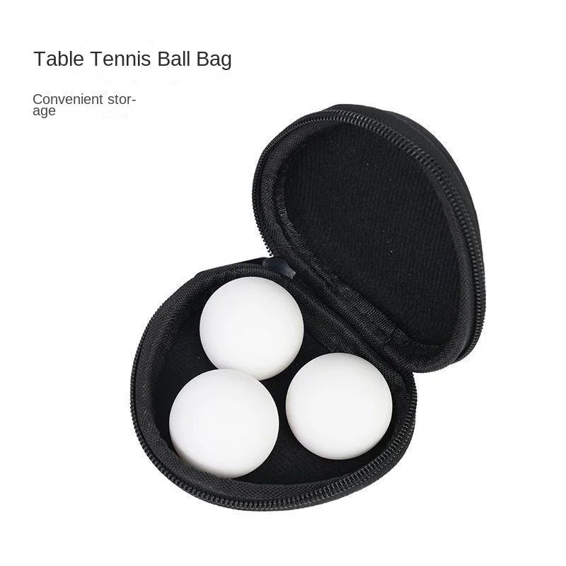 LOKI Hard Table Tennis Ball Box 3-Ball Pack Table Tennis Ball Storage Box Portable Chain Hanging Ball Box