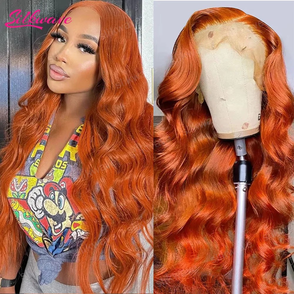 

Парик из натуральных волос цвета имбирно-оранжевый, плотность 200, с эффектом волны, предварительно выщипанный, с HD-кружевом 13x6, 100% окрашенный парик из натуральных волос для женщин