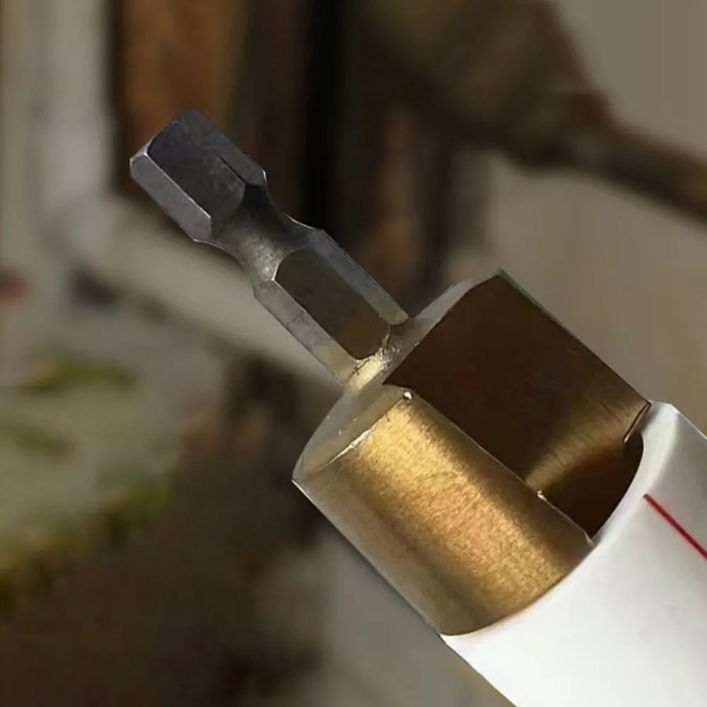 2pcs Pipe Drill Bit Hex Shank PPR Lifting Stepped Drill Bit Water Pipe Expansion Connection Tool Pipe Expander Set