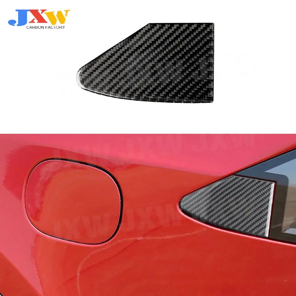 

Carbon Fiber Car Charging Port Panel Trim Moulding Cover Sticker For Tesla Model S X 2015-2019 LHD Exterior Accessories