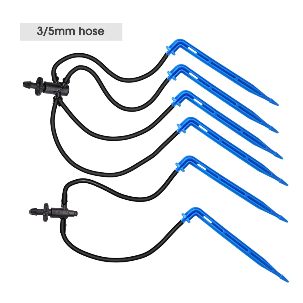 10-100m DIY Drip Irrigation System Automatic Water Kits Drip Arrow Transmitter Garden Supplies 2-Way 4-Way Connector 1/8