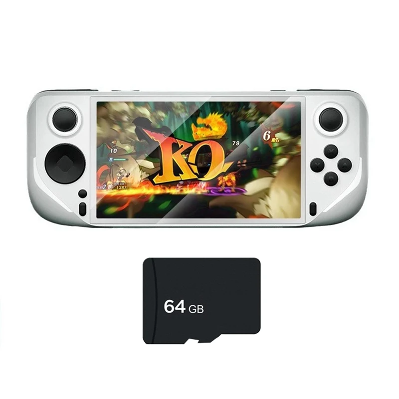 E6 Handheld Game Console 64GB 10000+Games 5000Mah Support For GBA GBC PSP PS1 N64 Game Console A