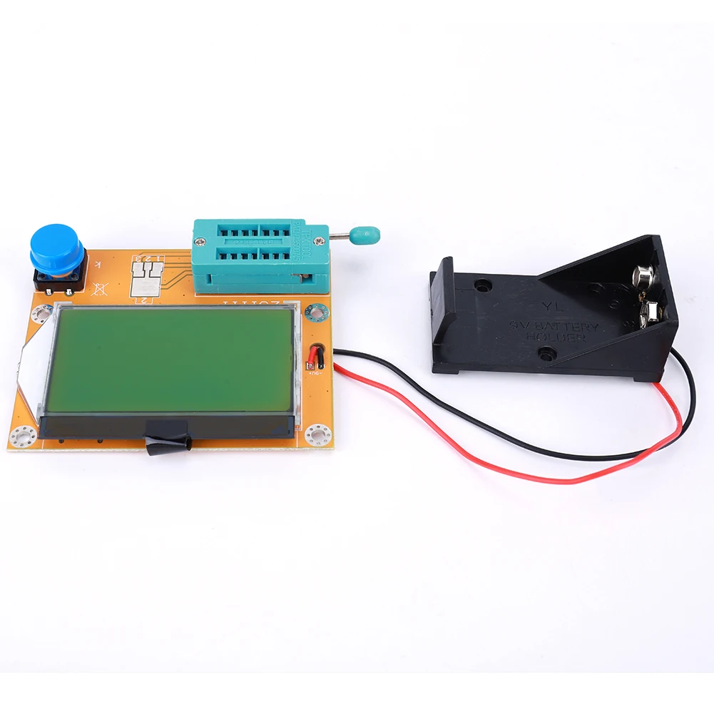 LCR-T4 Backlight Diode Triode Capacitance ESR Meter Multifunction Diode Triode Capacitor Resistor Test Meter MOS PNP NPN LCR