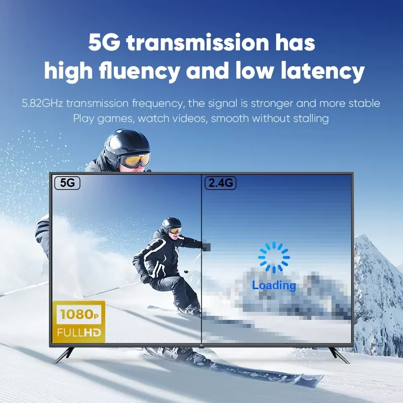 Portable wireless HDMI transmitter and receiver extender plug and play 1920* 1080P@60Hz 30m for large-scale conference speeches