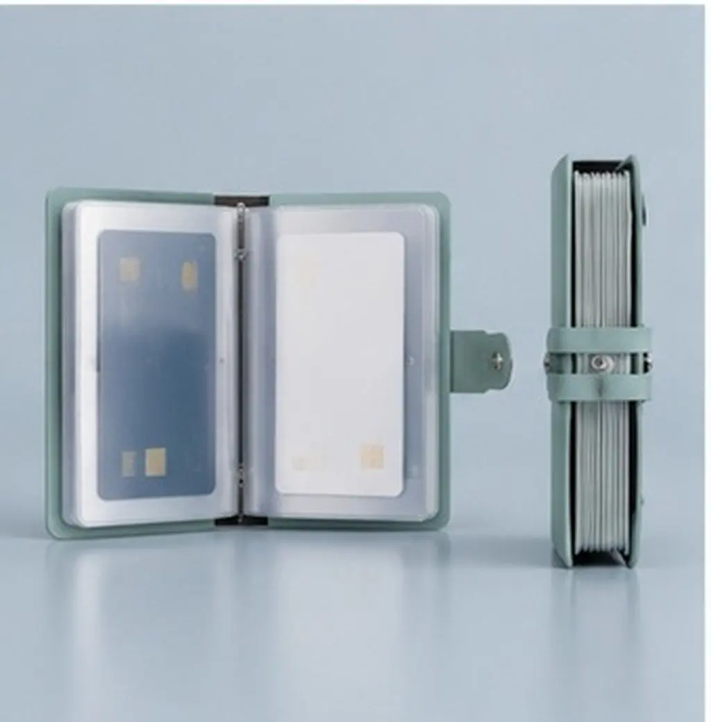 Slim Card Organizer for Business & Credit Cards – Compact Protective Multi-Card Holder Sleeve