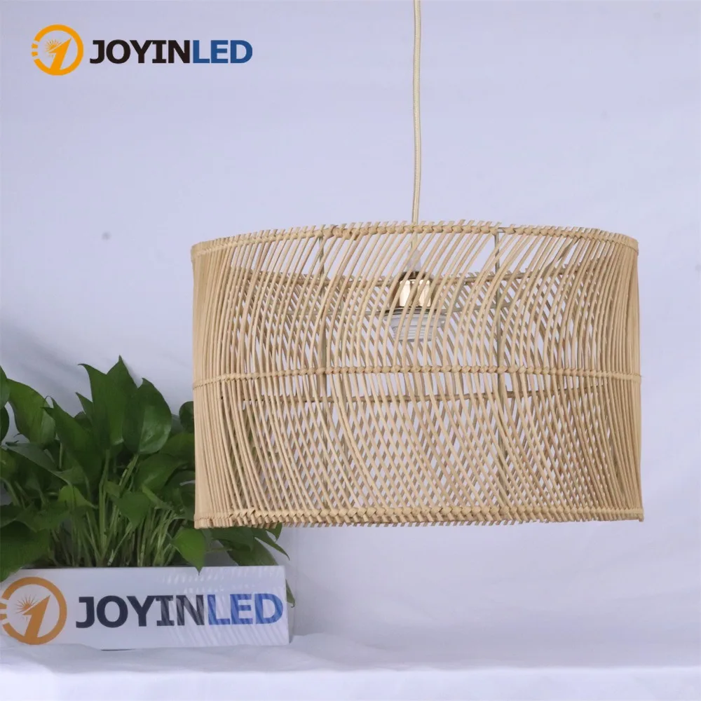 

JOYINLED 40cm Chandelier Lamp Boho Rustic Ceiling Chandelier Light Lampshade for Bedroom Living Room Coffee Tea Room Coffee