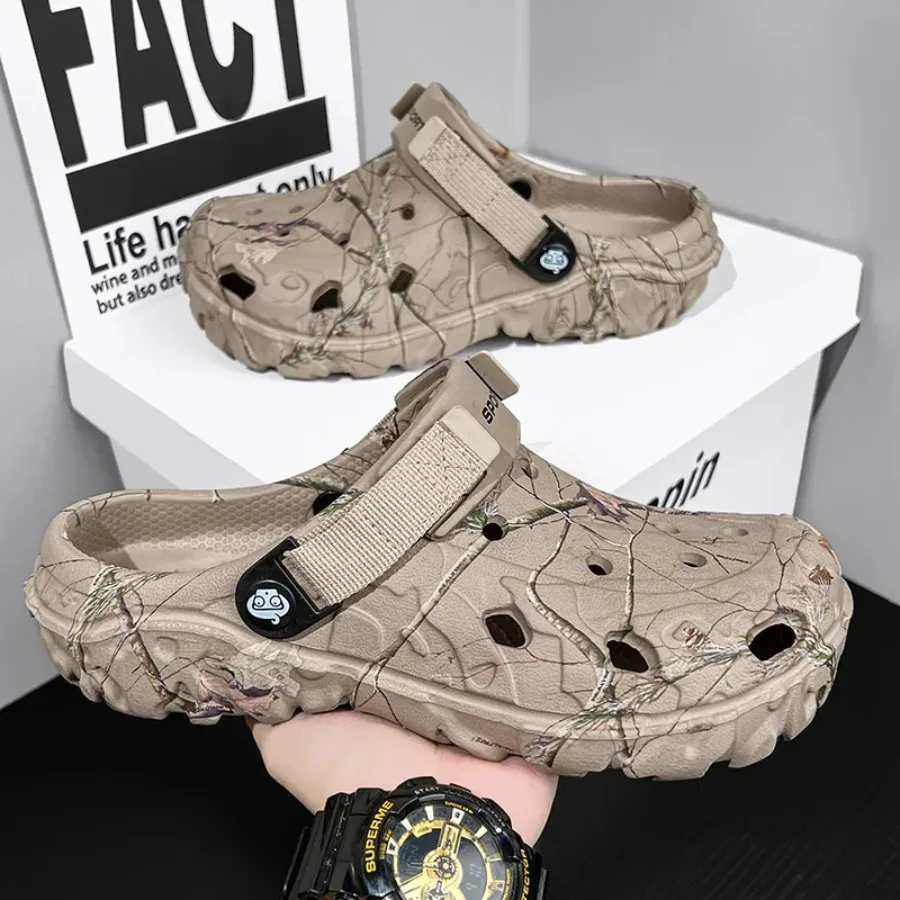 2026 Summer Men's Sandals New Home Garden Shoes Comfortable and Lightweight Men Slippers Non-Slip Soft Bottom Flip Flop Sandals