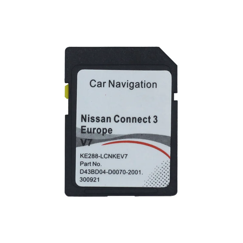أحدث إصدار لنيسان أوروبا سيارة كونيكت 3 V7 بطاقة SD 16 جيجابايت Sat Nav بطاقة SD ربط 3 نظام تحديد المواقع والملاحة #5