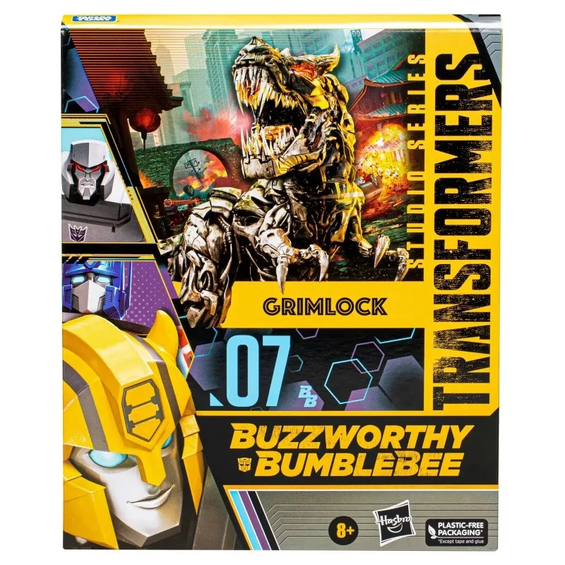 Original Transformers Buzzworthy Bumblebee Studio Series 102 Optimus Prime Ss07 Grimlock Jungle Mission Action Figure Model Toys