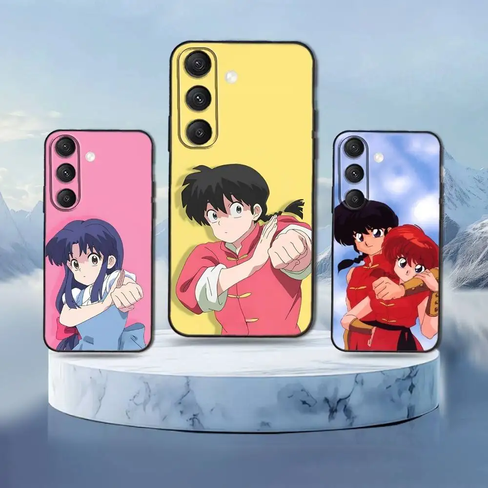 

R-Ranma-es 1 2 Phone Case For Samsung Galaxy S25,S24,S21,S22,S23,S30,Ultra,S20,Plus,Fe,Lite,Note,10,9,5G Black Cover