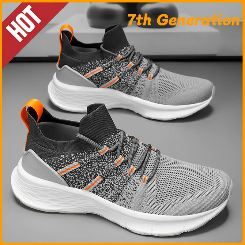 

New Mijia 7th Shoes Casual Sneakers Men Breathable Mesh Running Shoe for Male Non-Slip Walking Outdoor Comfortable Sport Sneaker