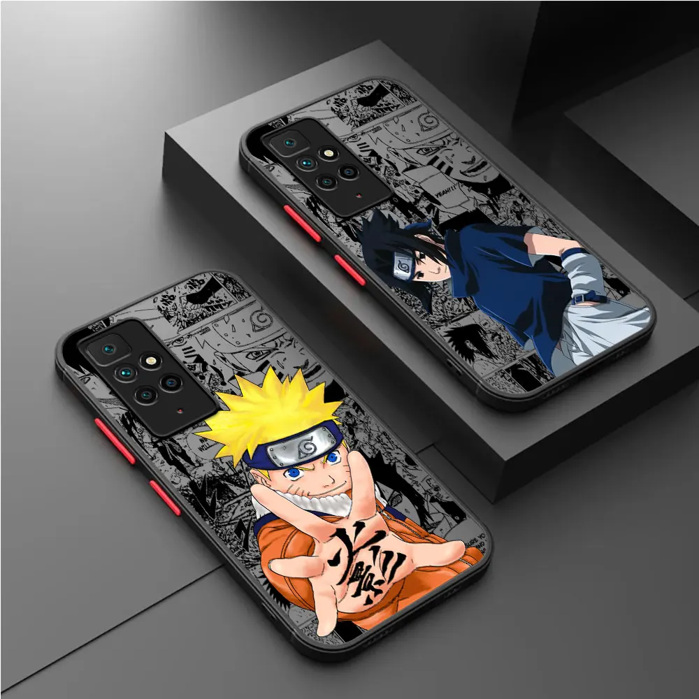 Case For Xiaomi Redmi Note 11 10 Pro 12 12S 11S 10S 9 9S 8 10C 9A 9C 9T PC Hard Phone Cover Luxury Funda Anime Kakashi Pain