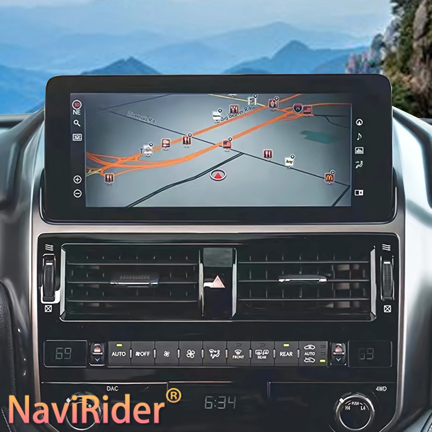 

10.9inch Android For Lexus GX400 GX460 From 2008-2021 Upgrade To 2024 Carplay Car Radio Stereo Multimedia Player Navigation GPS