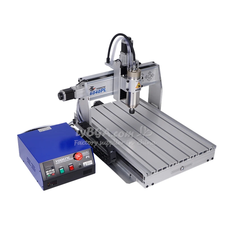 LY 6040PL CNC Router 3 Axis 4 Axis Drilling and Milling Machine USB Port 1.5KW Water-cooled Spindle Wood Metal Acrylic Engraver