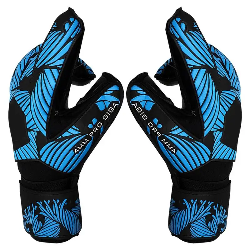 Football Receiver Gloves High Grip Soccer Gloves Breathable Athletic Gloves With High Grip Design Competition Protective Gear