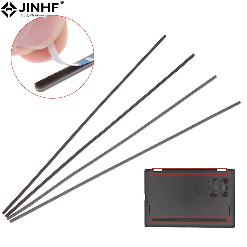 1/2Pcs Universal Laptop Rubber Strip For DELL Latitude 7310 DIY Bottom Case Foot Pad Non-Slip Shell Pad Replacement Accessories