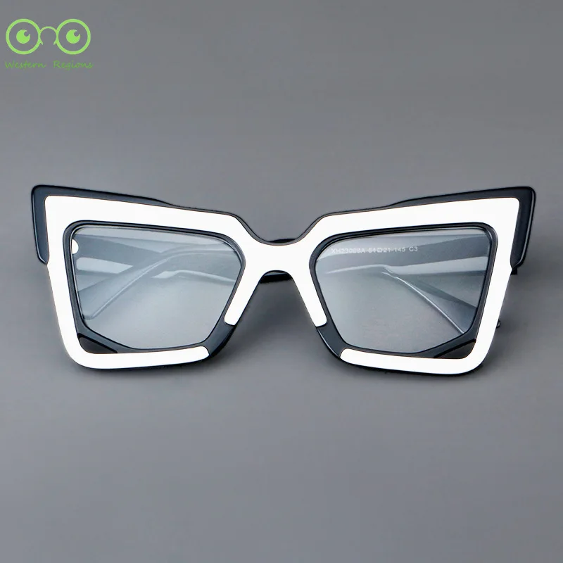 2025년 개성있는 틈새시장 신상 남녀 공용 보드 안경테 트렌디 레트로 프레임 야외 낚시 운전용 남성 안경테