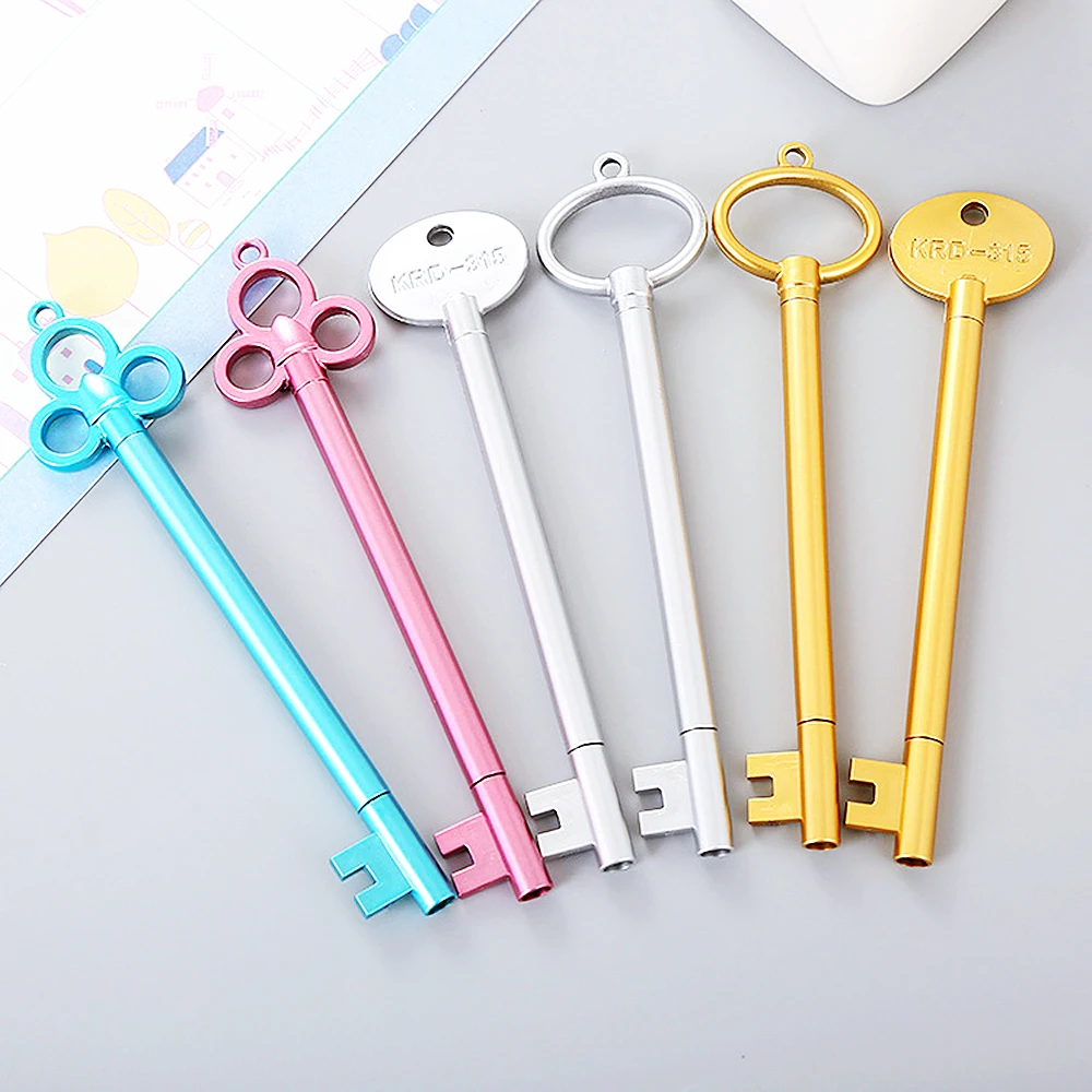 12PC Cute Key Styling Gel Pens For Kids Birthday Wedding Party Guest Gift Giveaway Pinata Filler Boys Girls Back To School Gifts