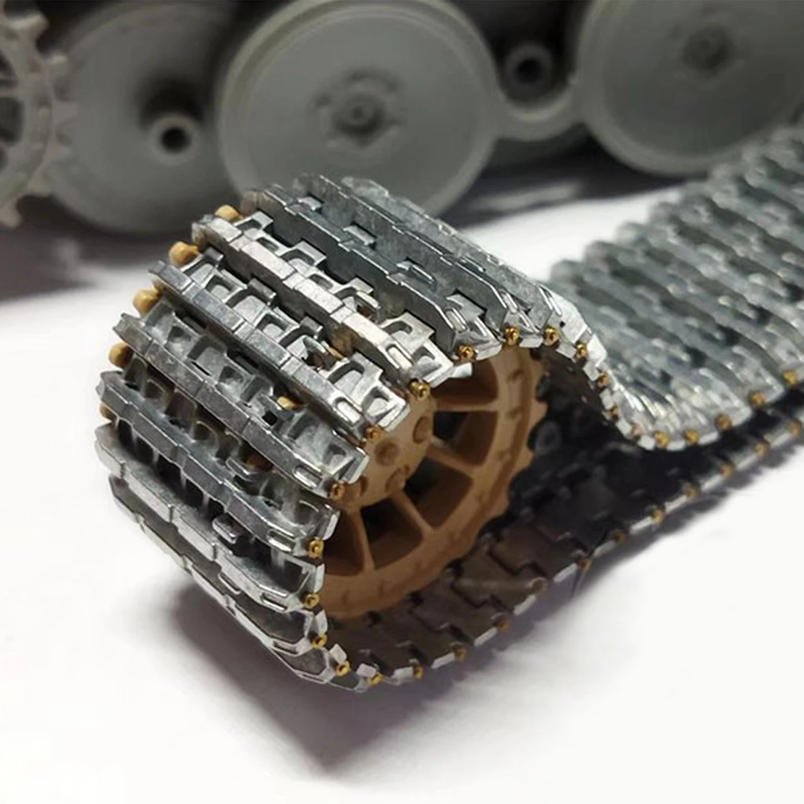 New 1/35 German Tiger I Early/Mid/Late Type Tank Metal Track Links w/Metal Pins Kits model toys accessories