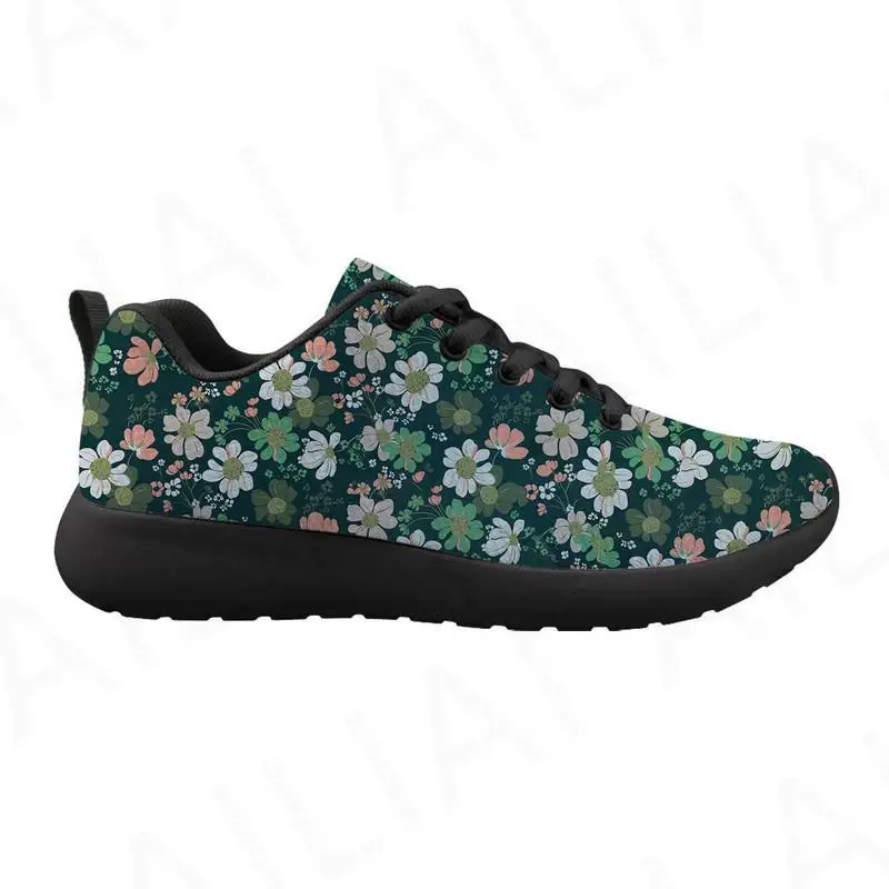 Shoes Woman Sneakers Flowers Design Platform Trainers Women Shoe Casual Womens Sneaker Basket Sepatu Wanita Buty Damskie