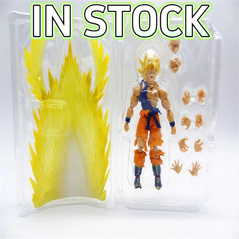 

В наличии: Фигурка Гоку (Son Goku) SHF S.H.Figuarts, с эффектом повреждений, Супер Сайян, коллекционная аниме-фигурка, игрушка, подарок на Рождество