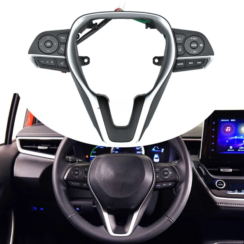 

Suitable for 19-21 Leiling Corolla Rongfang multi-function steering wheel button fixed speed cruise control switch