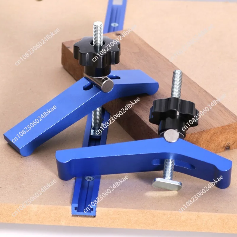 High Hardness T Type Sliding Chute Holder Pure Aluminum Alloy Pressing Block For Woodworking Processing