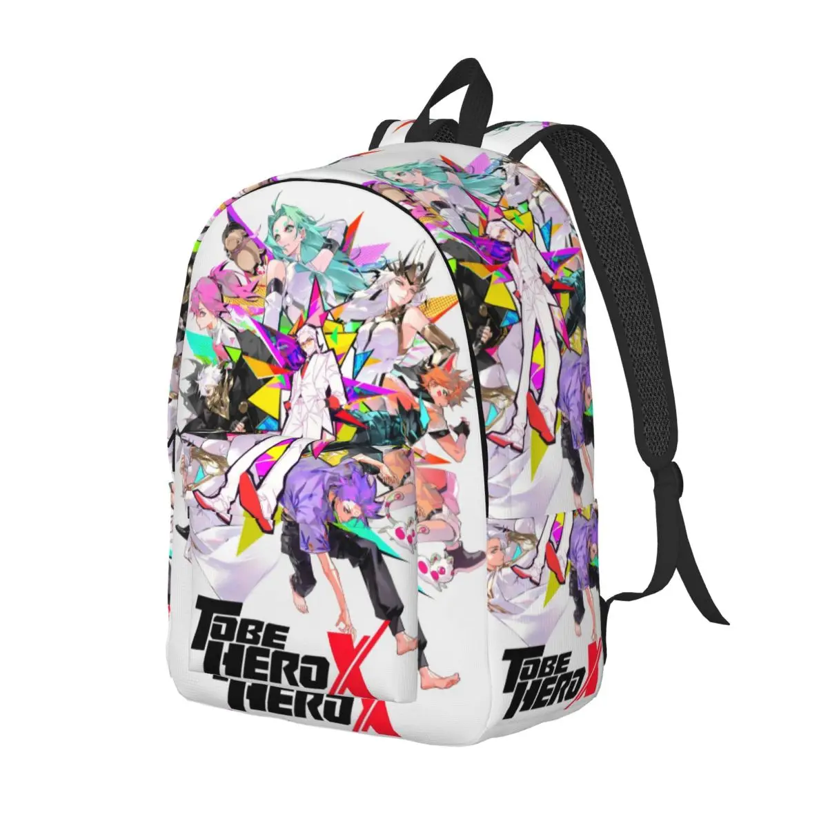 To Be Hero-X Snap Backpack Men Women Teenage High School Hiking Travel Daypack Anime Cartoon Laptop Computer Shoulder Bag Sports