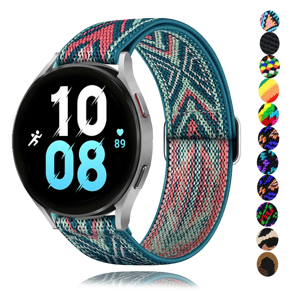 20mm/22mm Band für Samsung Galaxy Uhr 6/5/Pro/4/Classic/3/Active 2/Gear S3 verstellbares Nylonarmband Huawei GT/2 3/4 Pro Armband