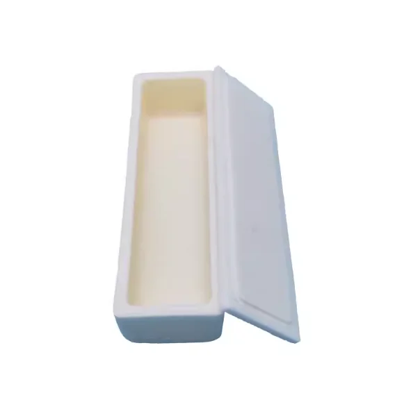 Crisol Retangular de Alumínio com Tampa 1un. Comprimento 50mm-120mm*Largura 20mm-65mm Quadrado Al2O3 Corindo/Cerâmica 99% Alumina Pura