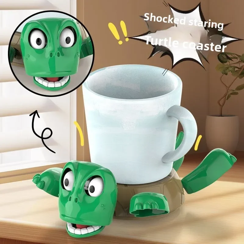 

Creative Turtle Coaster 3D Printed Cup Pad Holder for Coffee Tea Mug Drinks Tableware Home Decor Decorative Ornament