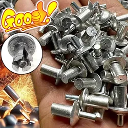 7/9/11mm Hammer Drive Expansion Rivets Knock Type  Aluminum Alloy Stainless Steel Rod Screw Nails Rivet Fastener Hardware Tools