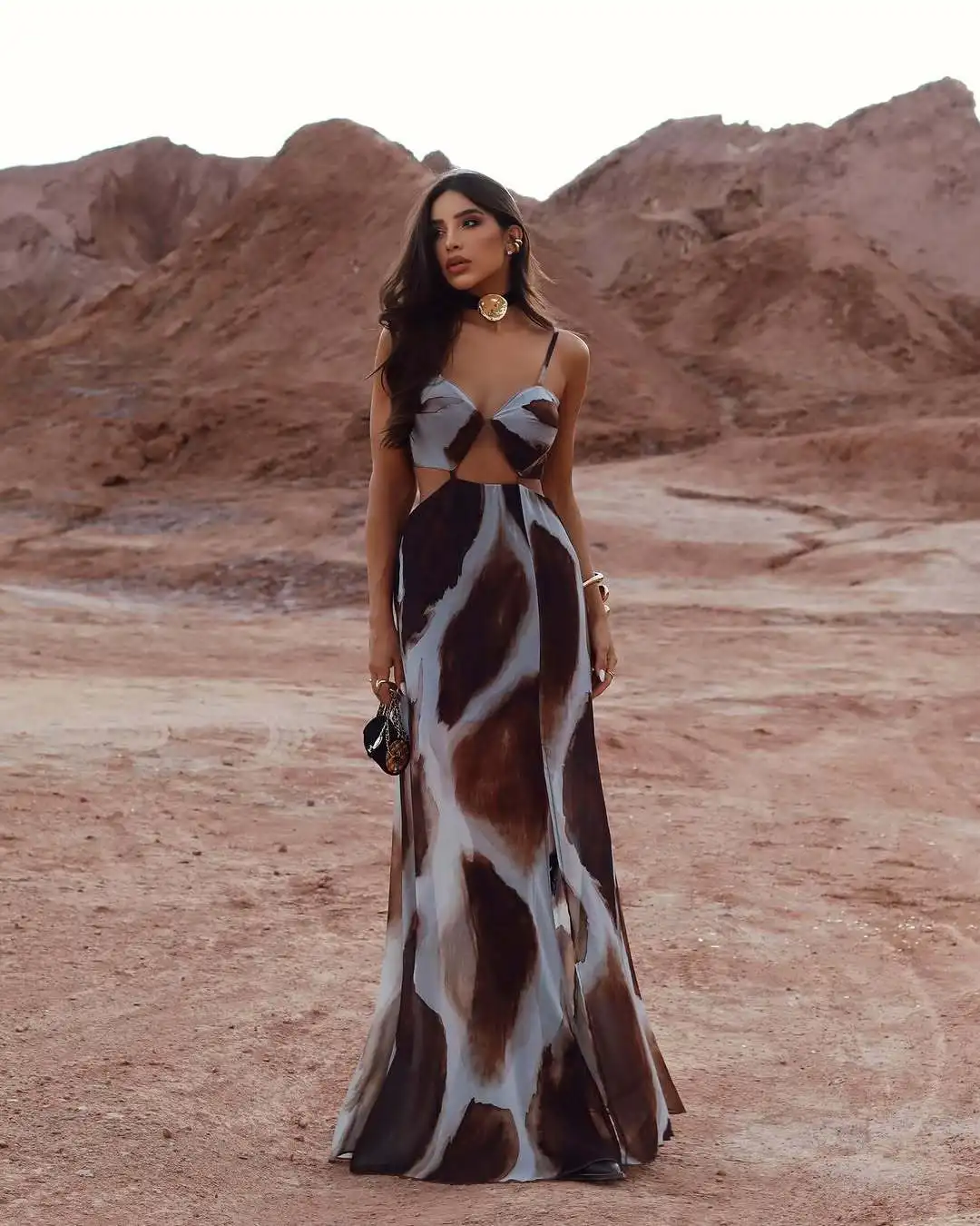 Robe d'été Sexy à bretelles pour femmes, bretelles Spaghetti, coupe basse, dos nu, fente ajourée, Slim Fit, pour fête sur la plage, Maxi