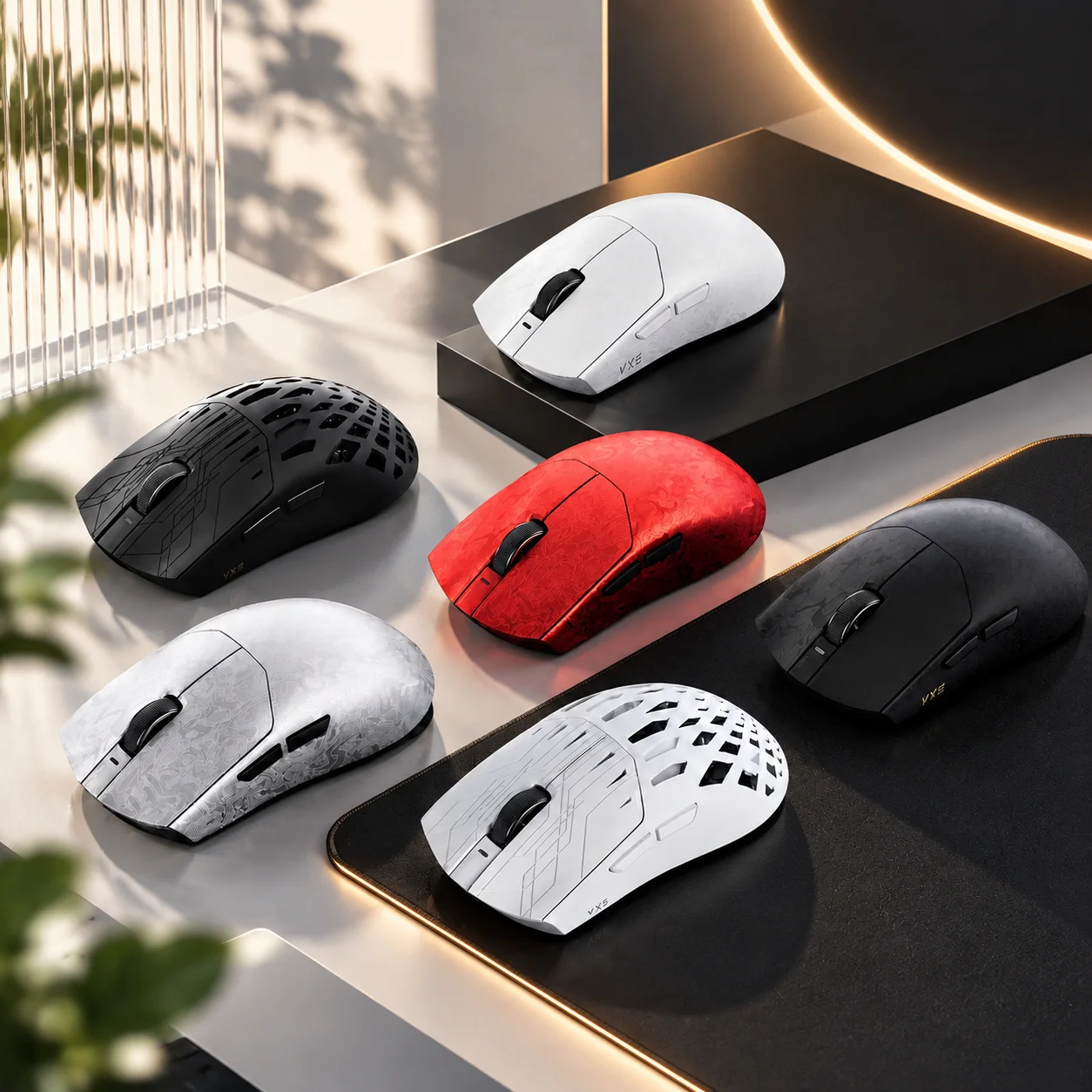Vxe Dragonfly X3 Pro Wireless Gaming Mouse, Paw3395se Sensor, Lightweight Rechargeable Esports Fps Custom Mice For Gaming