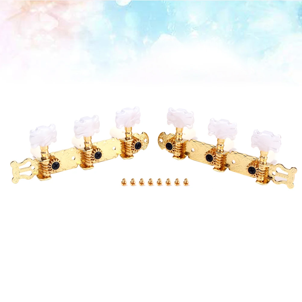 

Tuner Guitar Tuning Classical Machines Pegs Gear Flower Head Tuners Heads Knobs