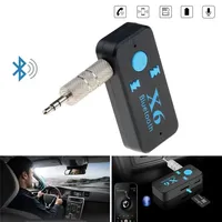 X6 Wireless Bluetooth Receiver Music Audio Adapter 3.5mm Jack AUX Dongle Car Kit Cable V4.1 TF Interface For iphone Speaker