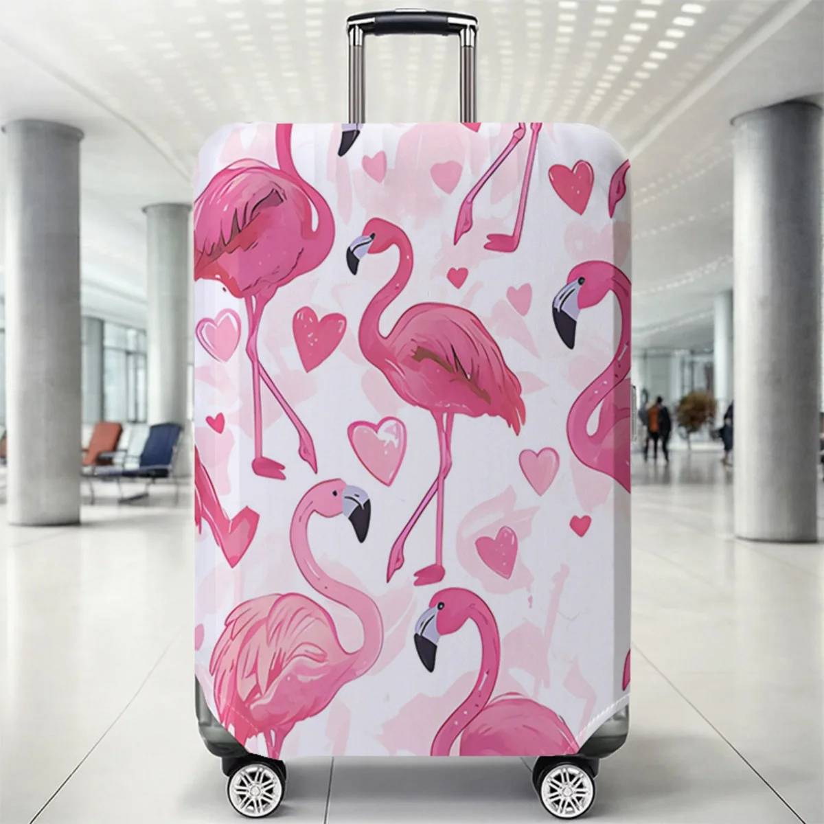 Animal pattern luggage protection cover, set suitable for 18-32 inch luggage cover, suitcase handle cover, travel accessories