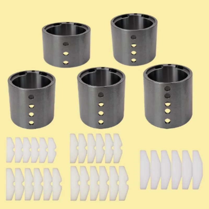

1/2-Inch Small Air Cannon Cylinder Accessories Pneumatic Wrench Tool Air Cannon Blade Cylinder Block Liner Parts
