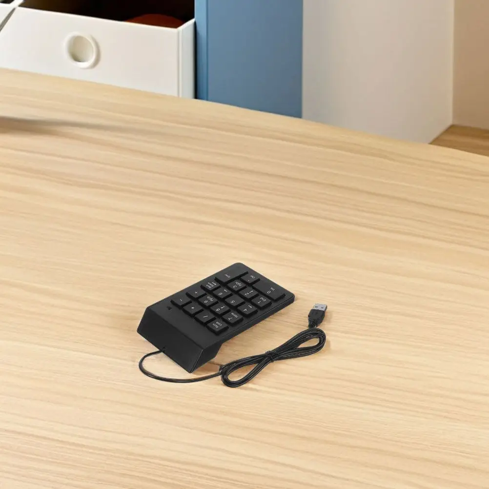 2Pcs Compact USB Numeric Keypad 18 Key Silent Numpad for Laptop Pc Desktop Accounting Finance Banking Fast Data Entry