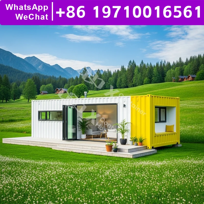 

Prebuilt Homes Container Home Double Wide Modular Homes Container House Flat Pack House Tiny House Temporary Canteen Beach House