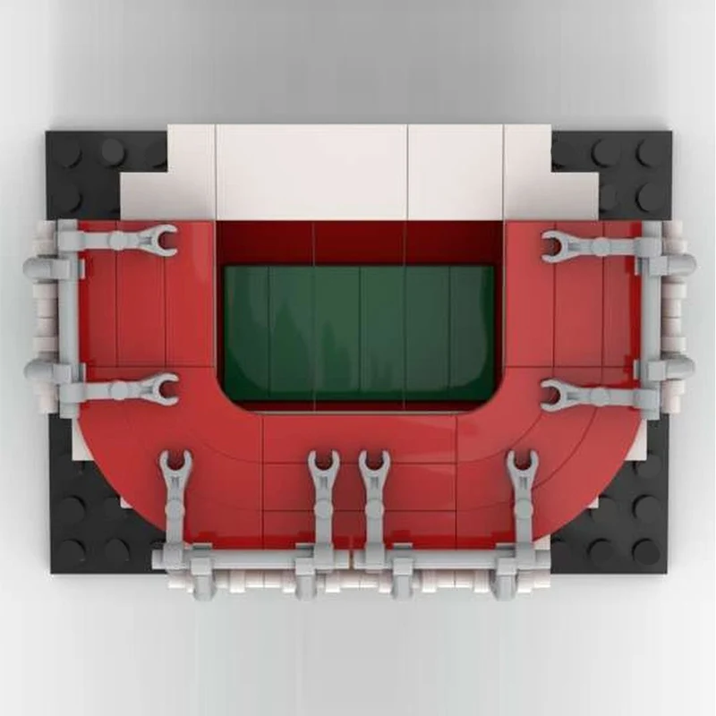 Stadtansicht-Modell MOC Bausteine Niederländisches Schloss Stadion Modulare Technologie Kinder Urlaubsgeschenke Zusammenbaubares Spielzeug-Set