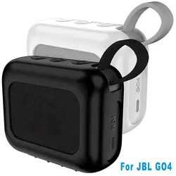 Wireless Speaker Case For JBL GO 4 Bluetooth Speaker Shell Outdoor Anti-drop Silicone Protective Cover Holder with Metal Buckle