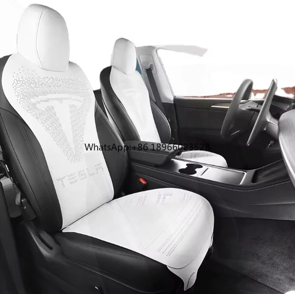 High quality and dirt resistant car leather seat cover protector style custom interior accessories suitable for Tesla Y-type