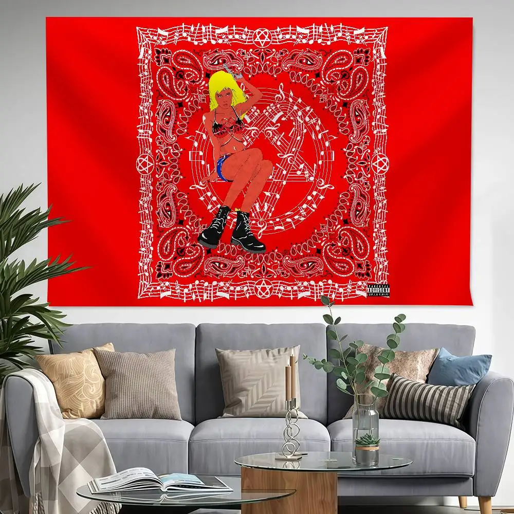 N-Nine Vicious B4EM 150x200cm 60x90cm Flag Decoration Outdoor Picnic Party Home Camping Party Art Hanging Banner