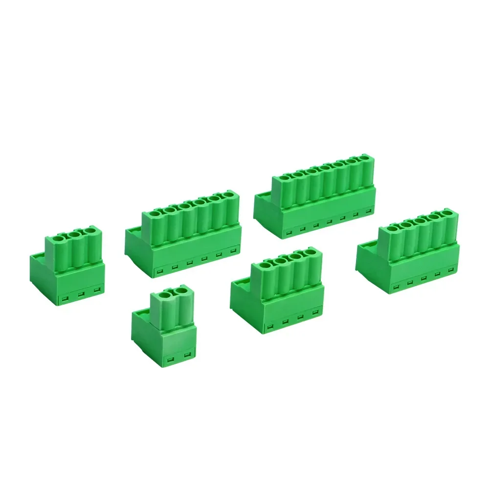 10Pcs 2EDGK 5.08mm Header Socket PlUG-IN Terminal Blocks Screw Type PCB Male Connectors 2P 3P 4P 5P 6P 7P 8P 9P 10P