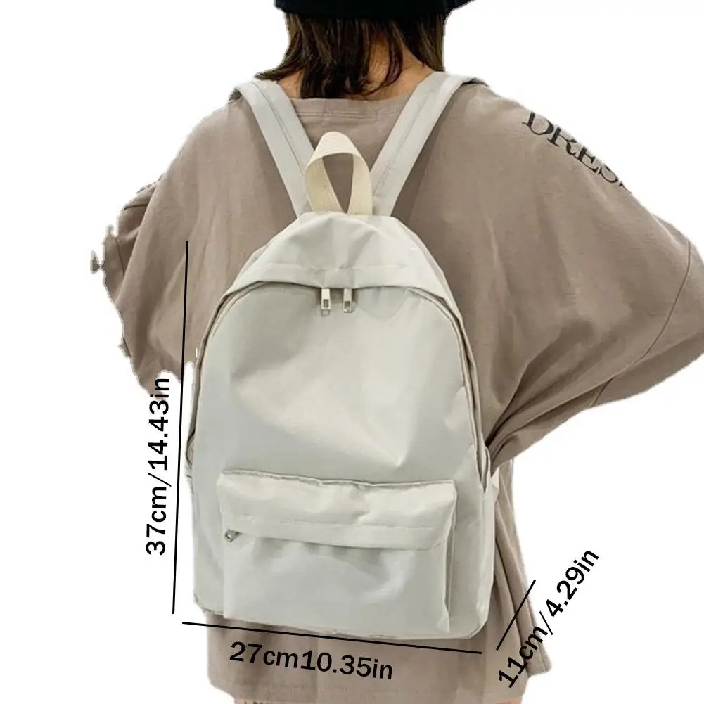 Schoolbag Female Japanese Department Simple Campus Backpack Korean Version Ins College Style Students Backpack Leisure Bags